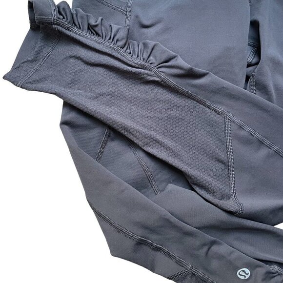 Lululemon Speed Tight Lux Crop Gray Leggings Women’s 6  Athletic Gym Running - Picture 4 of 10